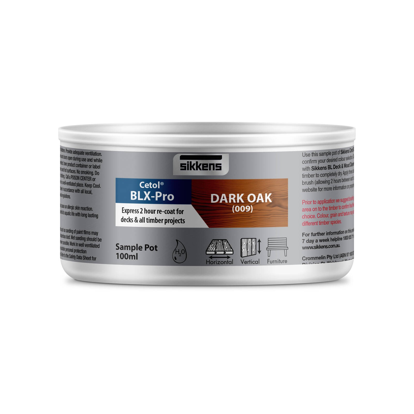 Sikkens 100ml Dark Oak Cetol BLX-Pro Timber Stain