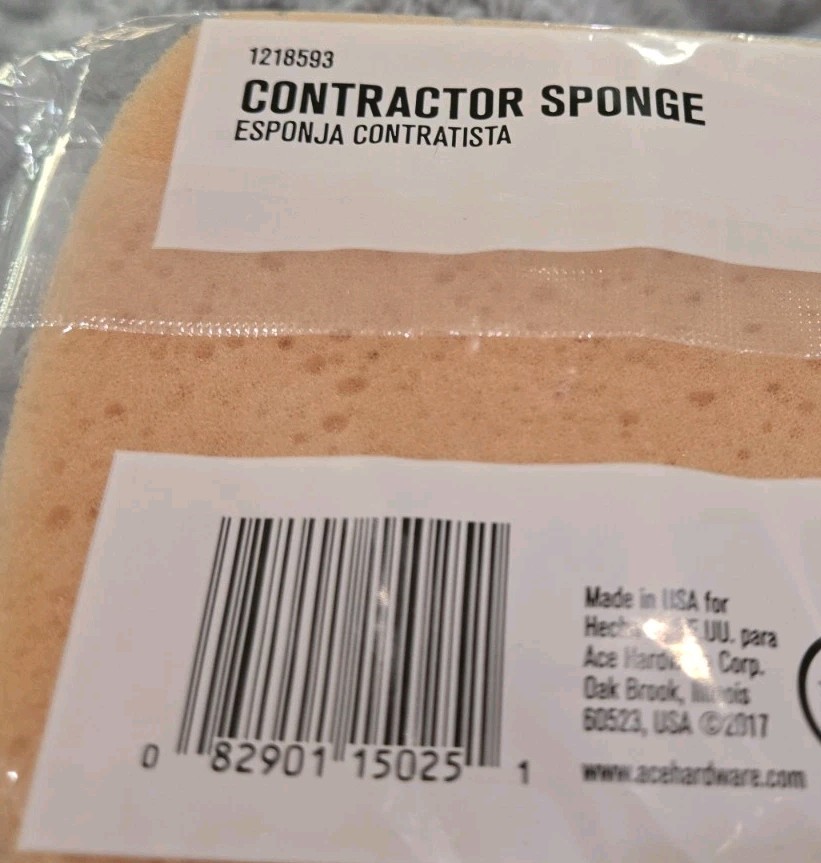 Ace Contractor Sponge 7.4″ X 4″ X 2.5″ Large Pore, Highly Absorbent, (1218593)