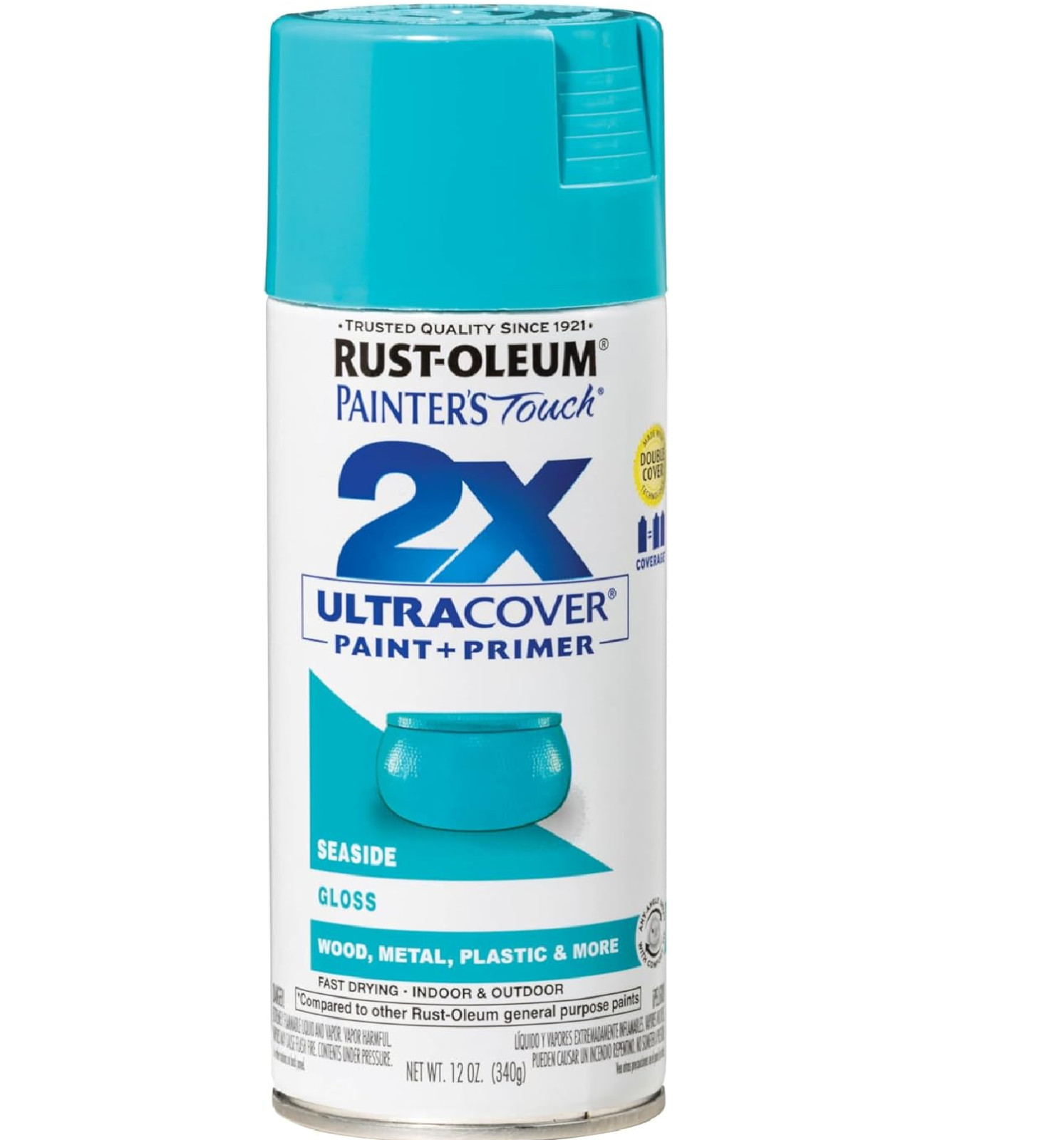 Rust-Oleum 267116 Painter’s Touch 2X Ultra Cover, 12 Ounce (Pack of 1), Gloss