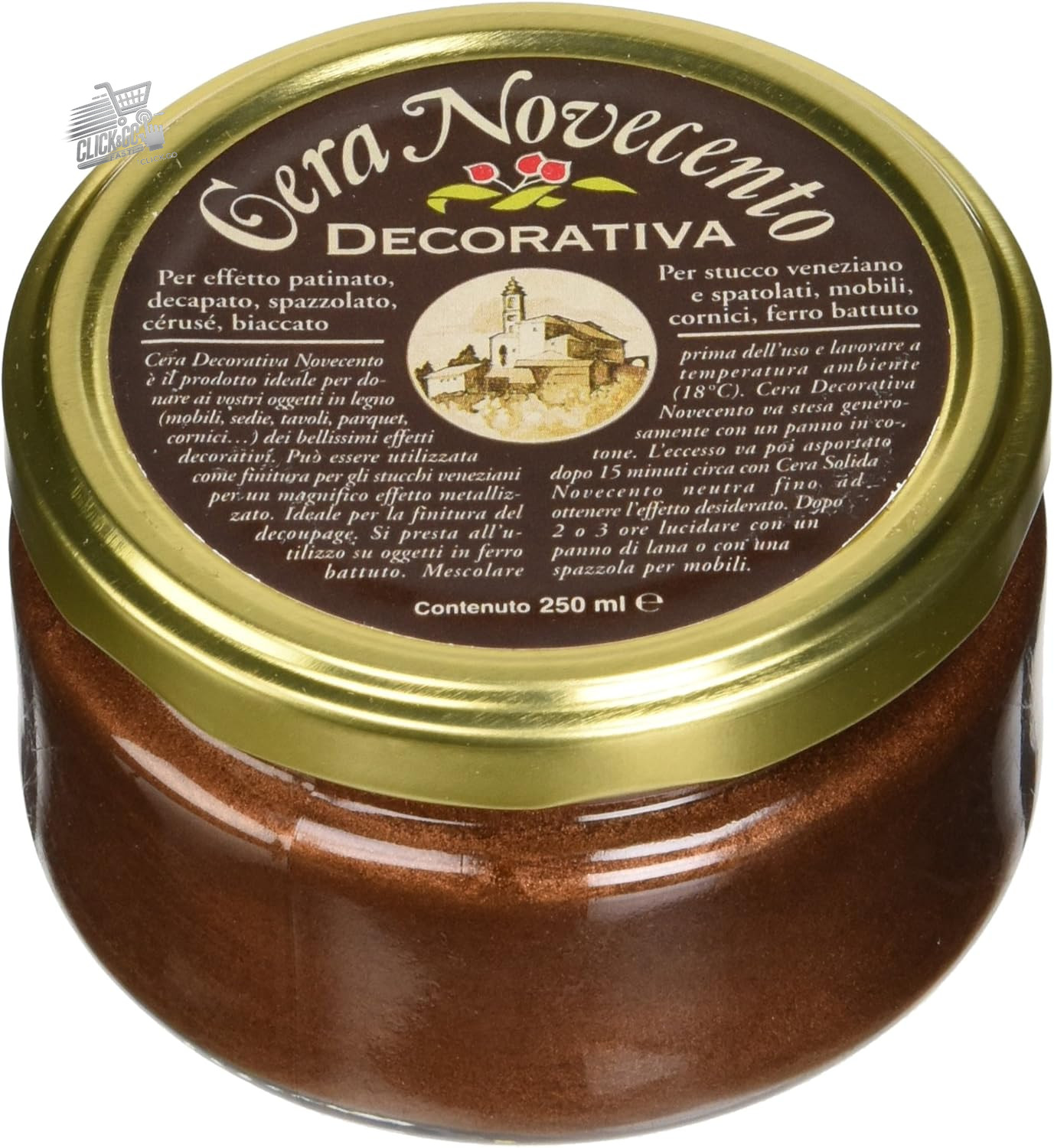 Copper Decorative Wax X939 250ml Furniture Finish Wood Shabby Chic Vintage Painting