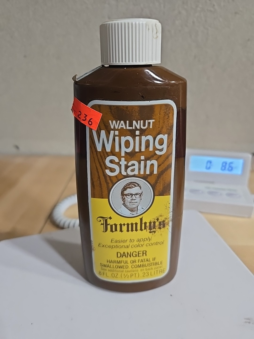Formby’s Wiping Stain in Walnut 8 fl oz Unused Made In USA