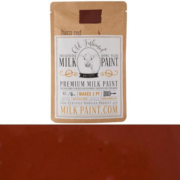 Old Fashioned Milk Paint Color: Barn Red Model 1010 Pint