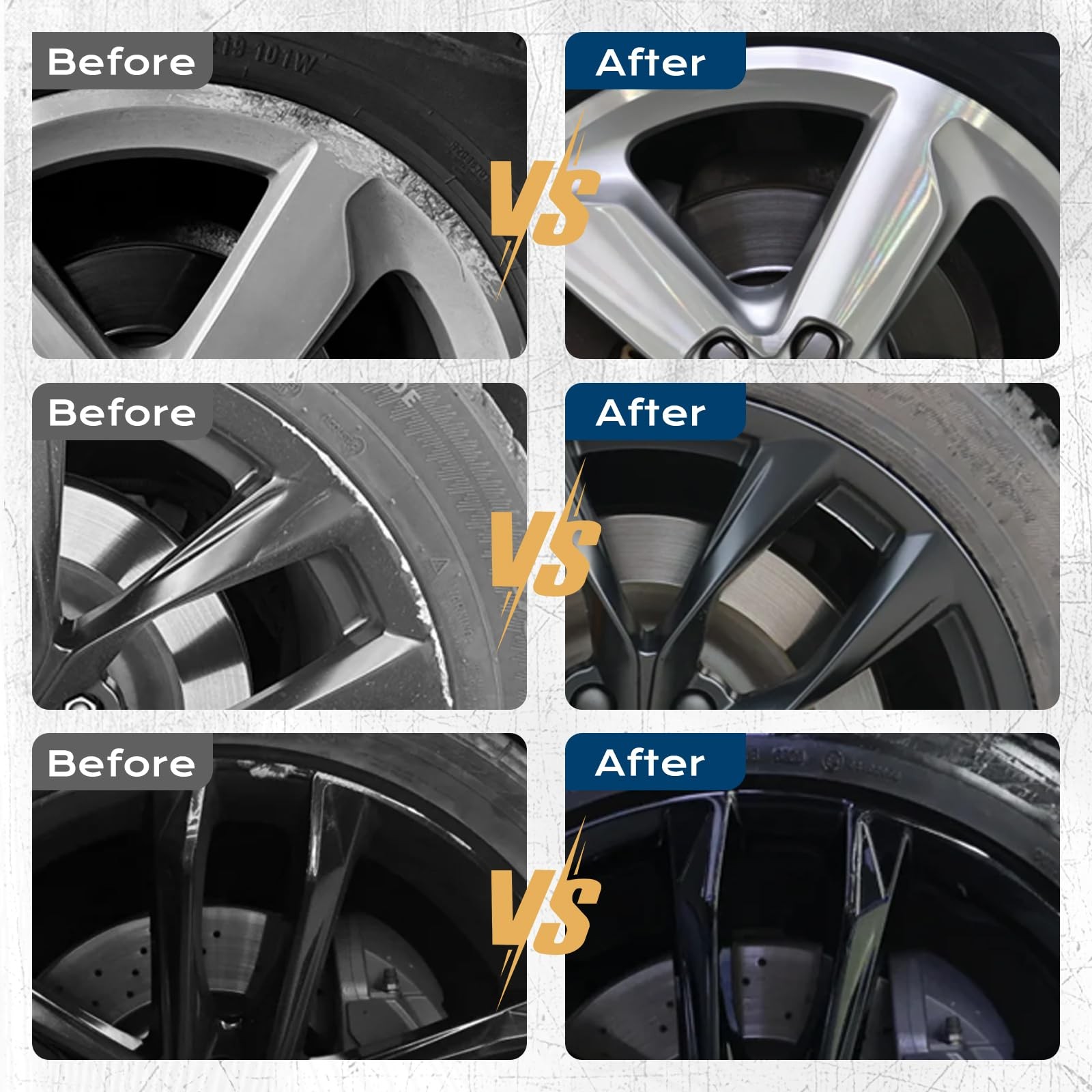 Wheel Scratch Repair Kit, Rim Touch Up Paint, Rim Paint Wheel Paint Pen, Silv…