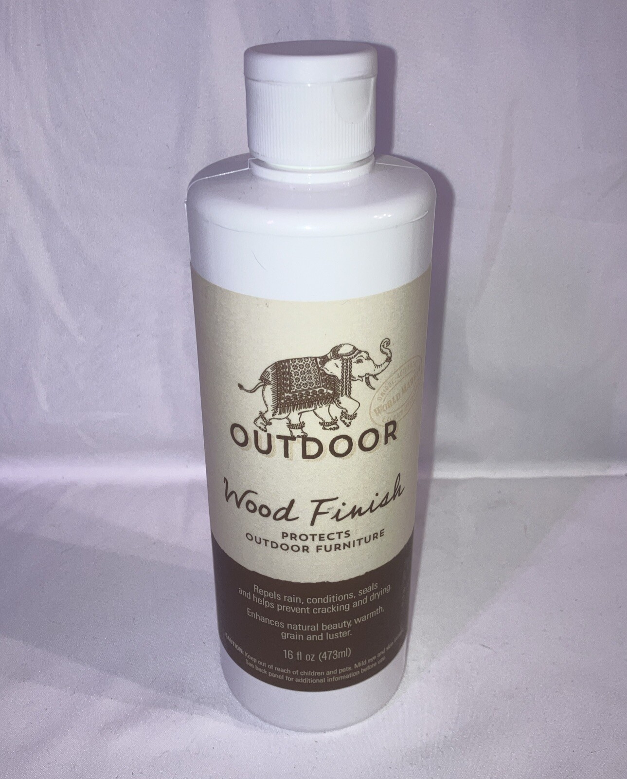 Out Door Wood Finish Protects Outdoor Furniture 16 fl Oz Sealed.