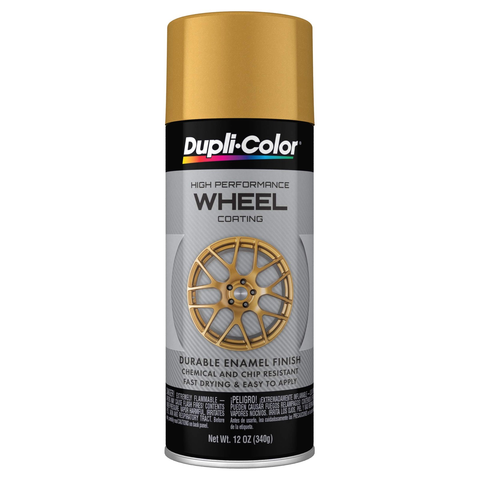 High-Performance Gold Wheel Paint – 12 oz Aerosol Can for Auto Finishing