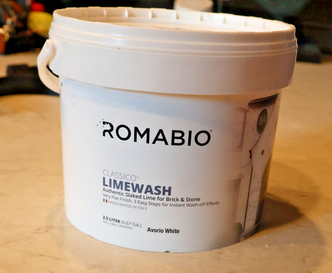 NEW Limewash AVORIO WHITE Wall Paint Interior Exterior 0.67 Gal 2.5 LITER