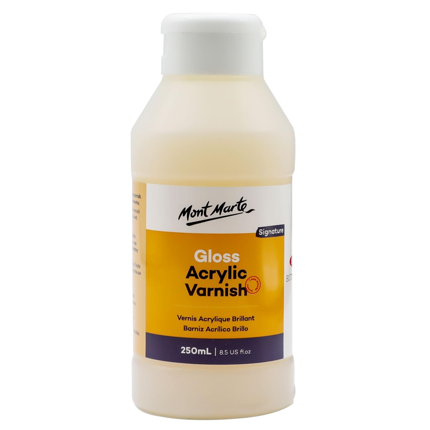 Gloss Acrylic Varnish Signature 250ml (8.5 US fl. oz), Seals and Protects Art…