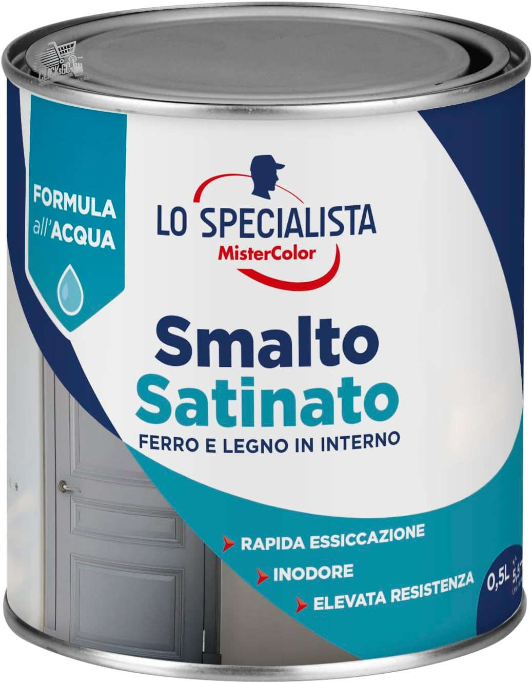 Dark Green Satin Water Enamel 0.5L Paint Furniture Wood Iron Interior