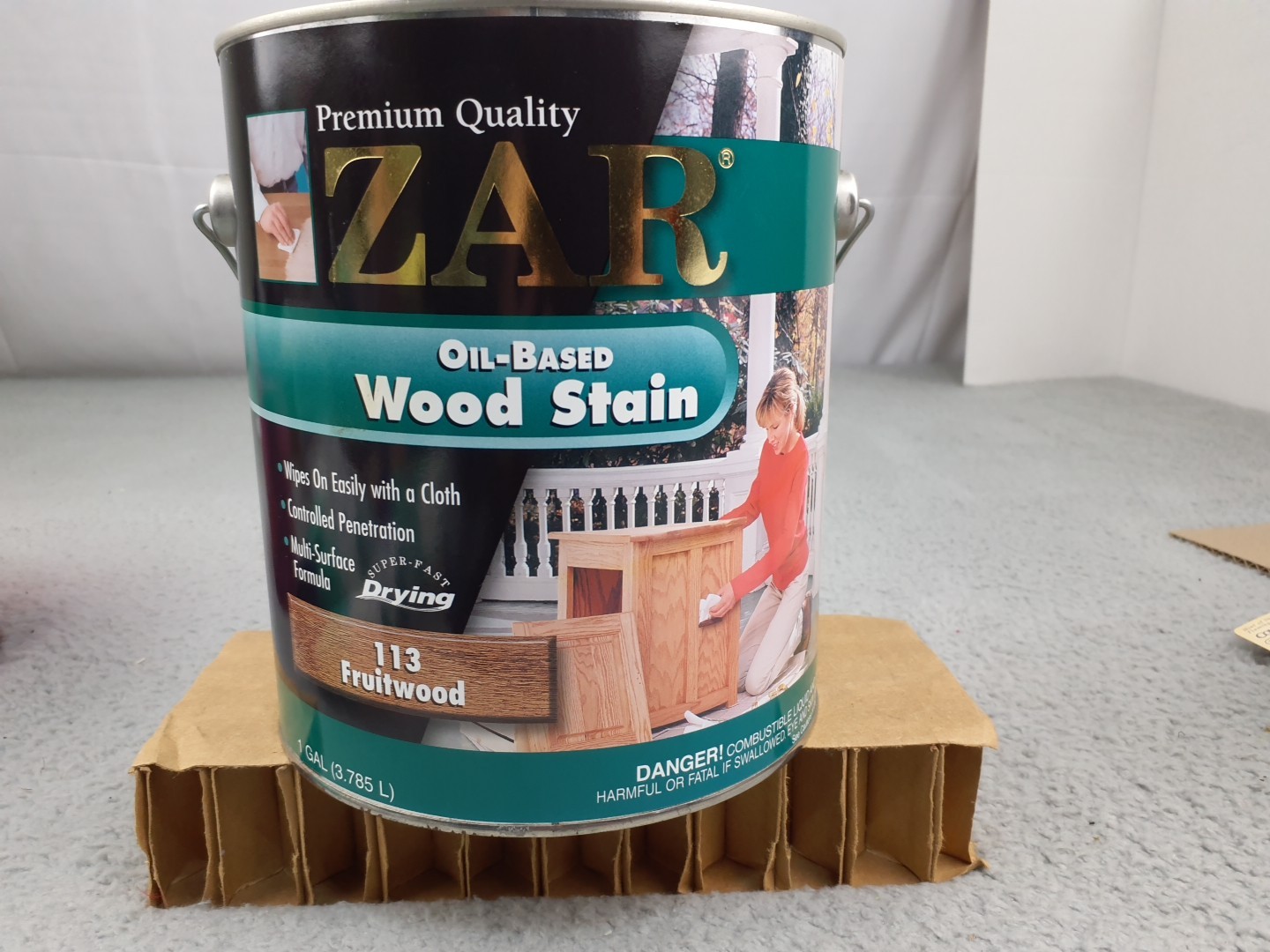 1x Zar Interior Oil-Based Wood Stain 113 Fruitwood 1 GALLON