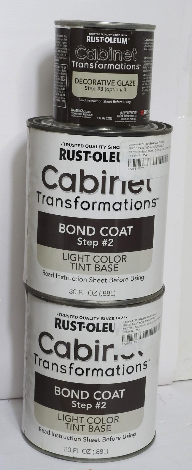 Rust-Oleum Cabinet Transformations Cabinet Refinishing System Linen Color Kit