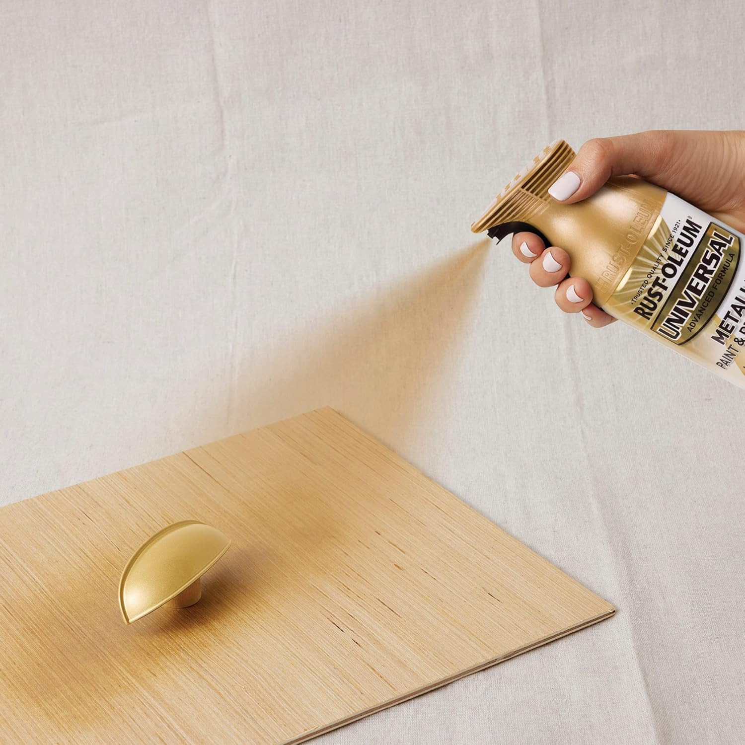 245221 Universal All Surface Metallic Spray Paint, 11 Oz, Pure Gold