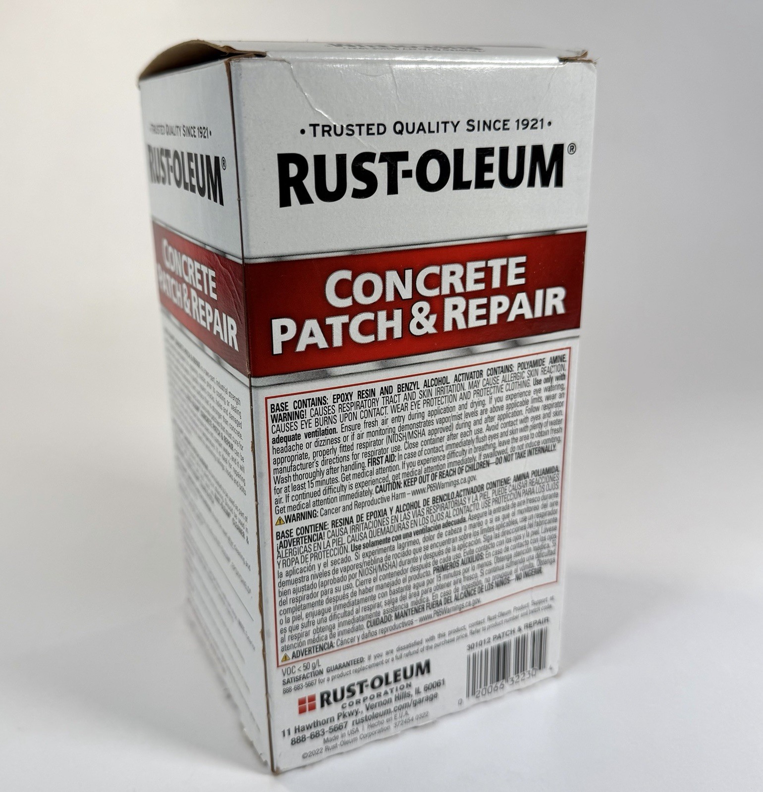 Rust-Oleum Concrete Patch & Repair #1 Trusted Brand, Concrete Floor Repair- 24oz