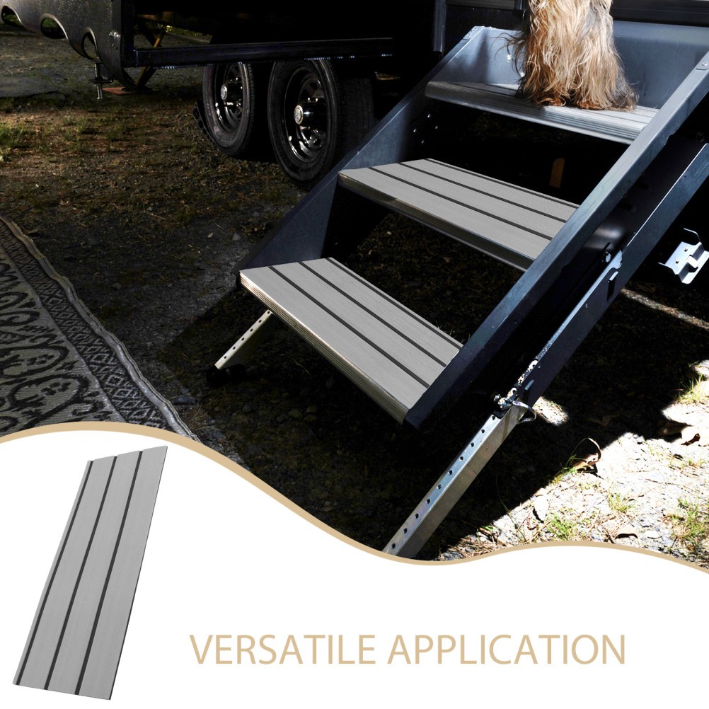 Adhesive Non Slip Step Covers RV Step Rug for Outdoor Trailer Camping Stairs