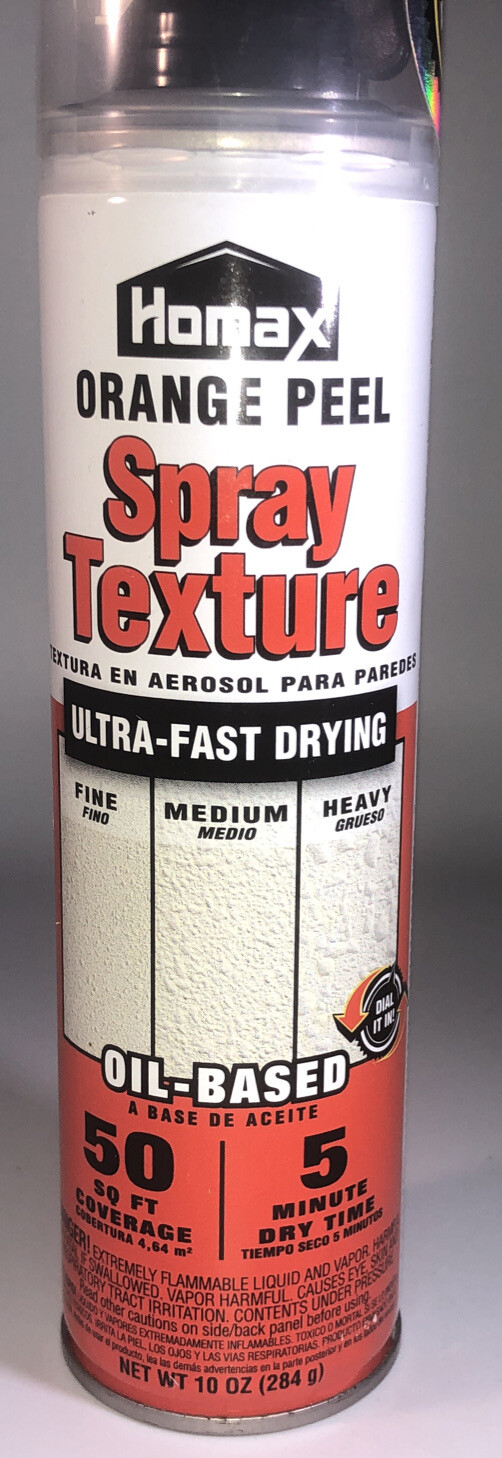 Homax 4050 Wall Textured Spray Patch,White, Orange Peel,10 Oz.-SHIP SAME BUS DAY