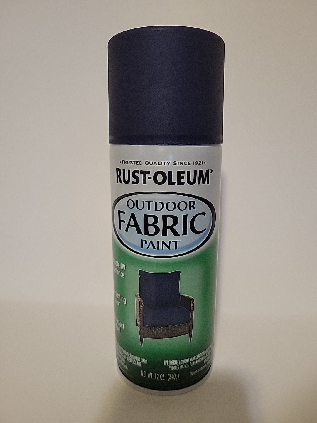 Rust-Oleum Specialty Outdoor Fabric Spray Paint, Navy Blue, 12 oz NEW