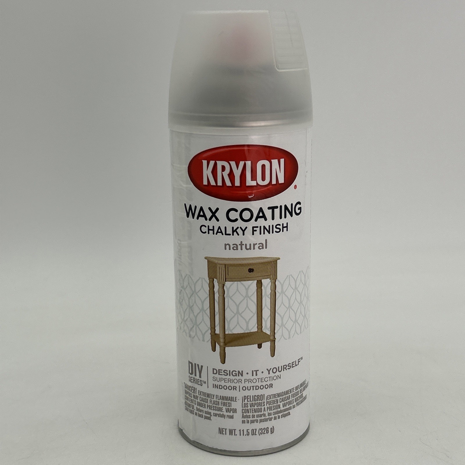 Krylon Chalky Finish Wax Coating Natural 11.5 Oz Spray Furniture