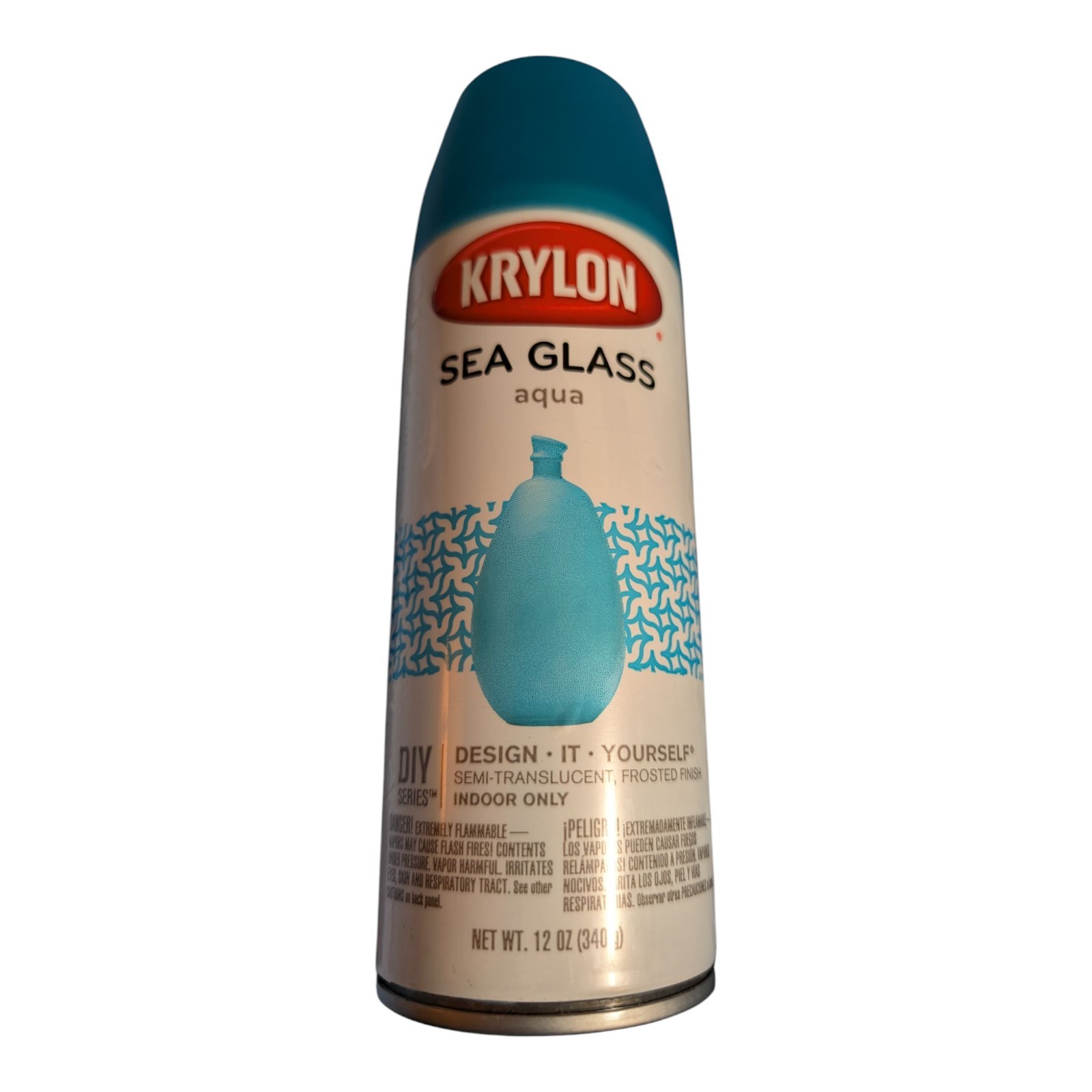 Krylon Sea Glass Spray Paint, Aqua, 12 Ounce