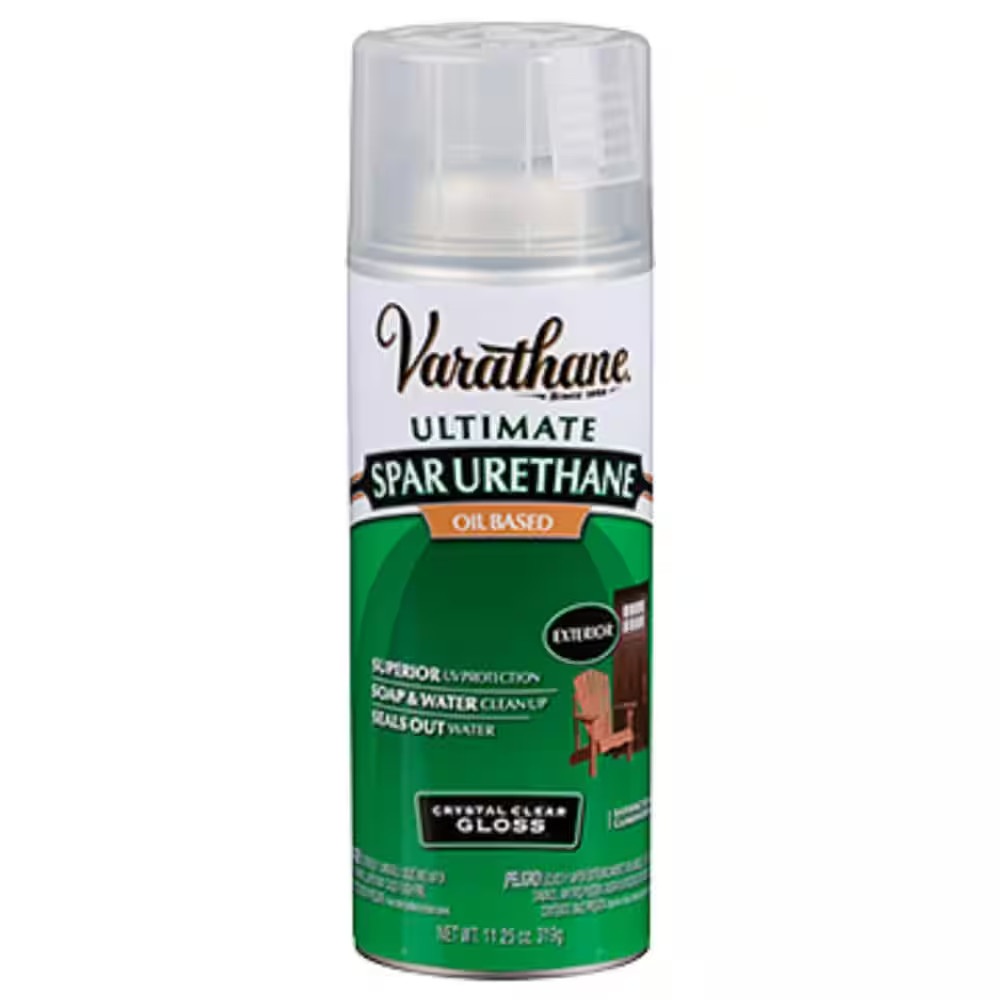 11 Oz. Clear Gloss Oil-Based Spar Urethane Spray