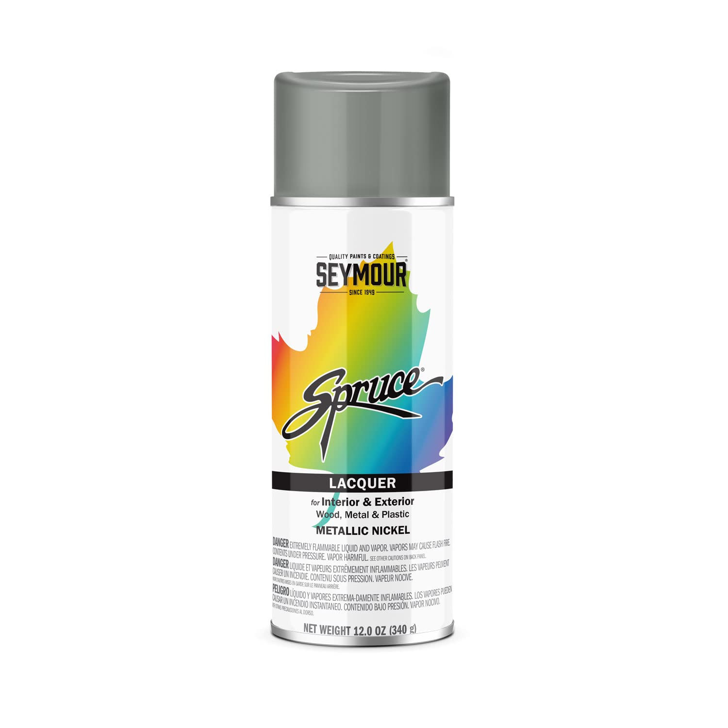 98-17 Spruce Metallic Enamel Spray Paint, Nickel