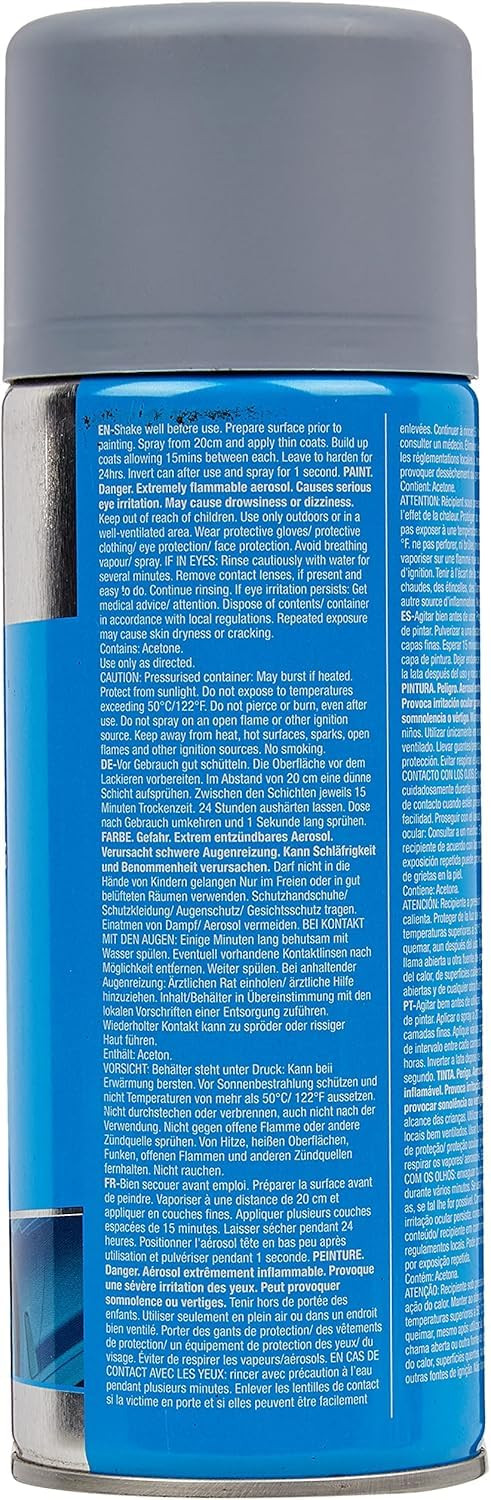 Fast Drying Aerosol Primer Spray Paint, Grey Primer Paint For Cars, 13.5 Oz