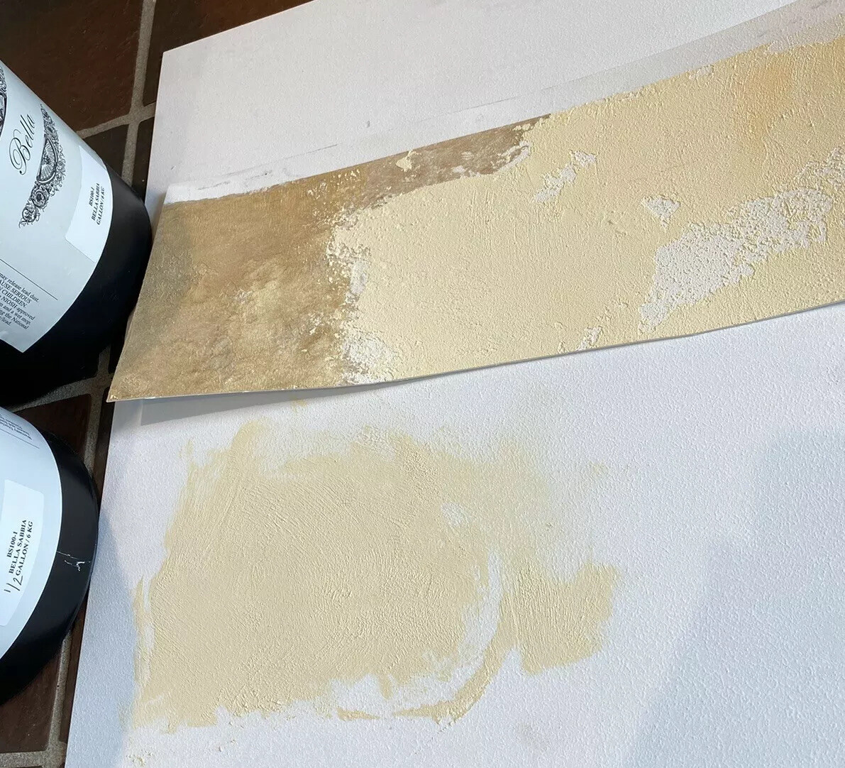 Bella Sabbia Tint Based Venetian Plaster 1.5 gal Yellow Haze 1.5 gal 2 Glazes