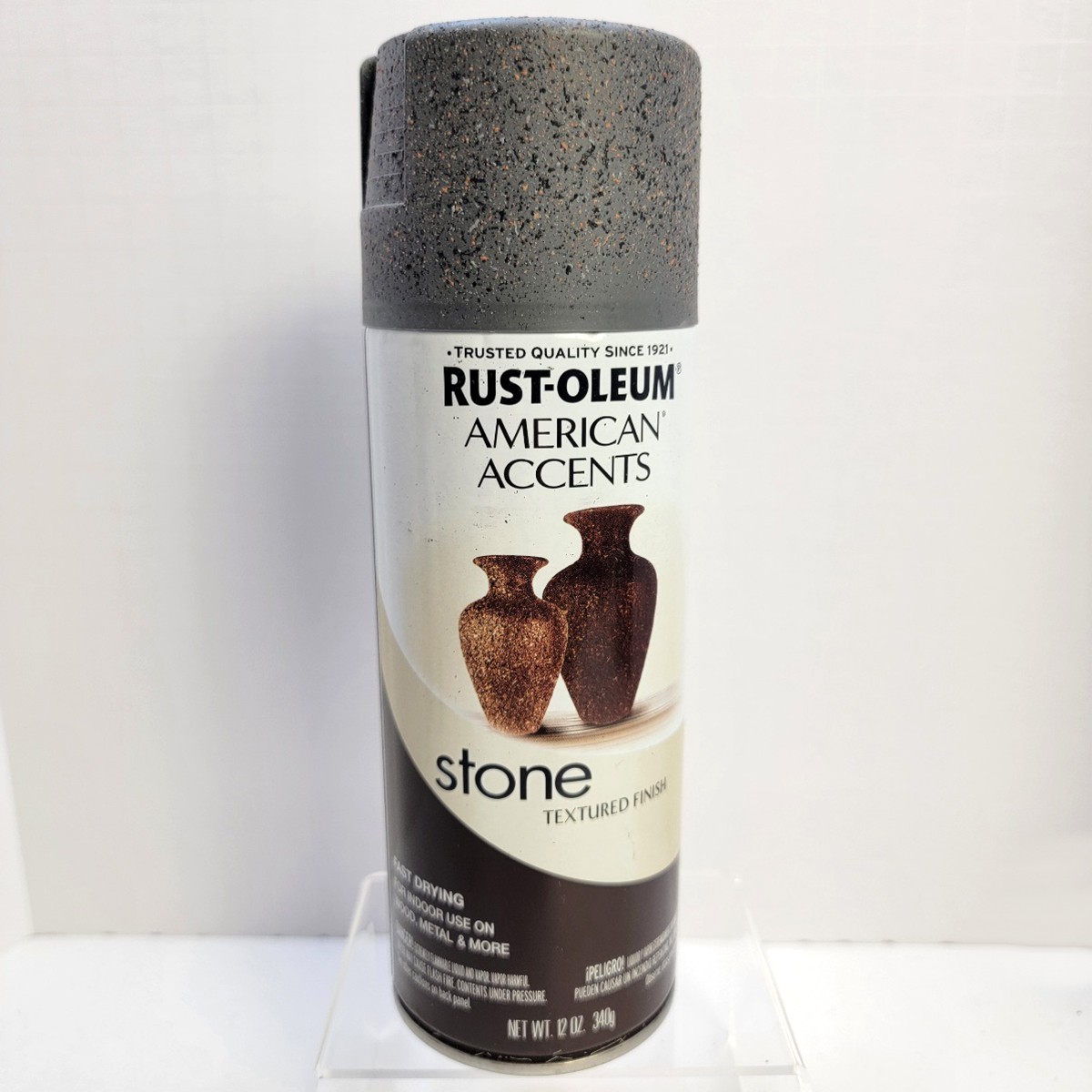 Rust-Oleum AA Stone Granite Spray 12 oz Gray Stone Spray New
