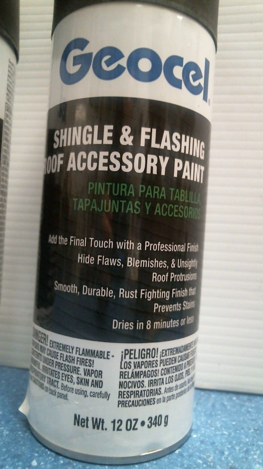 Geocel Shingle & Flashing Roof Accessory Paint 12 oz. Ea. LOT OF 2(91132)FS