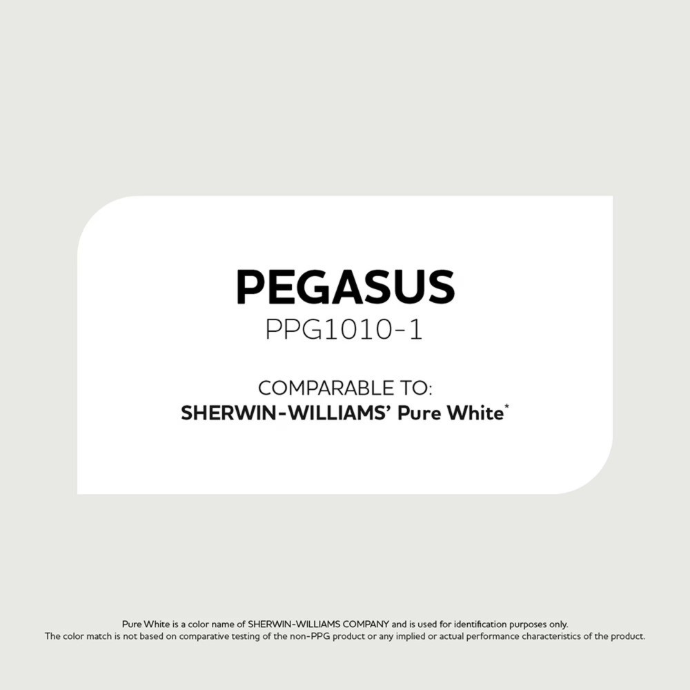 Semi-Gloss Exterior White Paint One Gallon Grab and Go