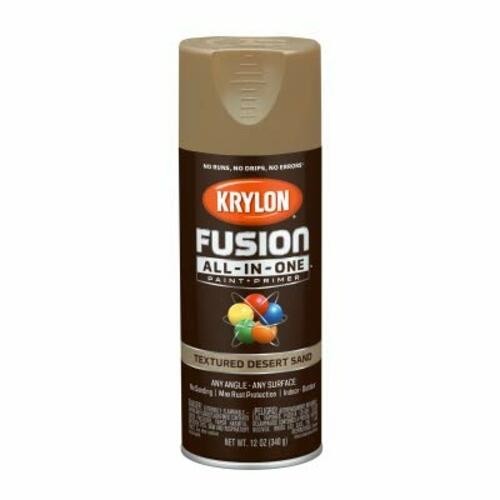 Fusion All-in-One Spray Paint + Primer, Textured Desert Sand, 12-oz.- Quantity 6