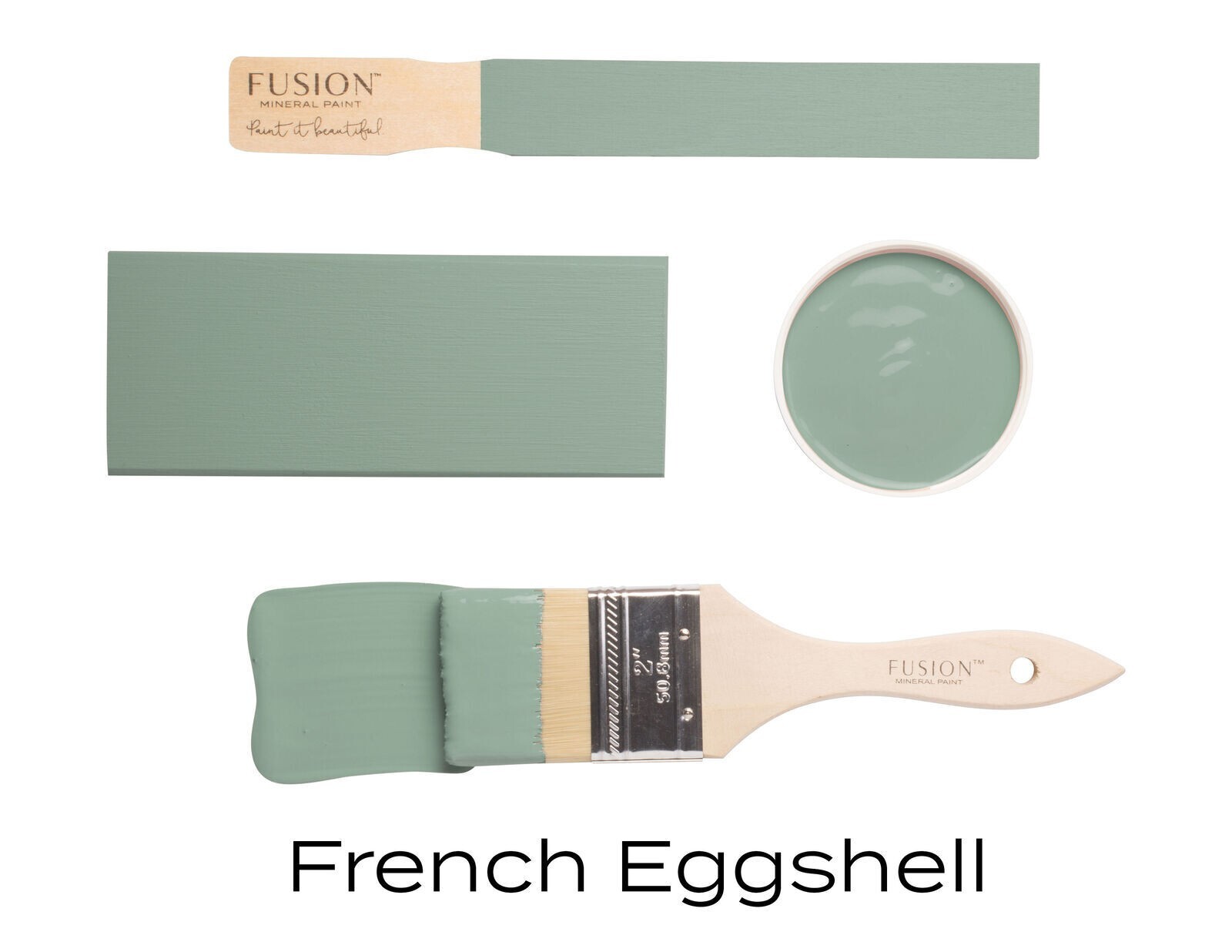 Fusion Mineral Paint – French Eggshell – 500mL covers approx. 75sq. ft or 7m2