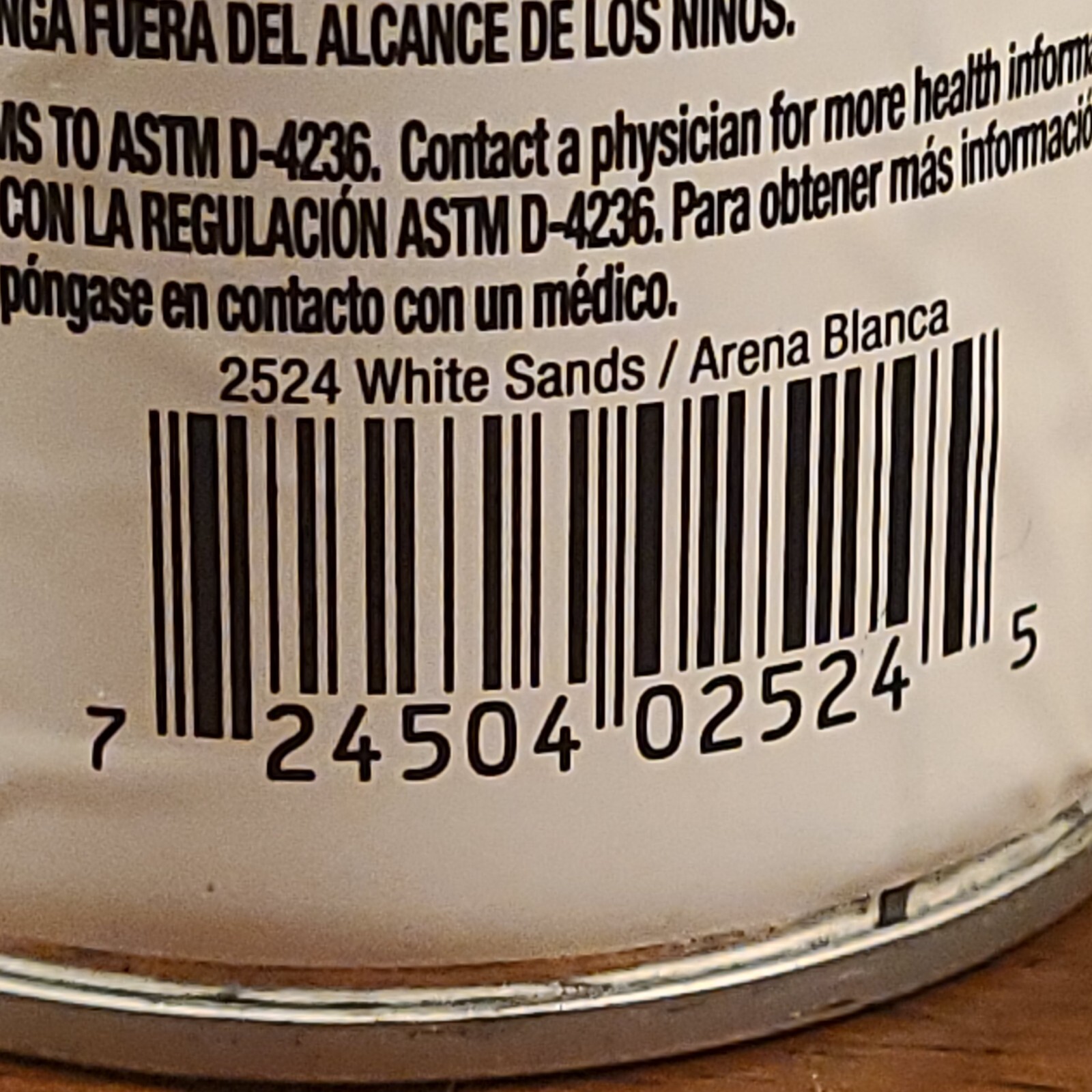 Krylon Fusion for Plastic Aerosol Spray Paint 2524 WHITE SANDS TEXTURED SHIMMER