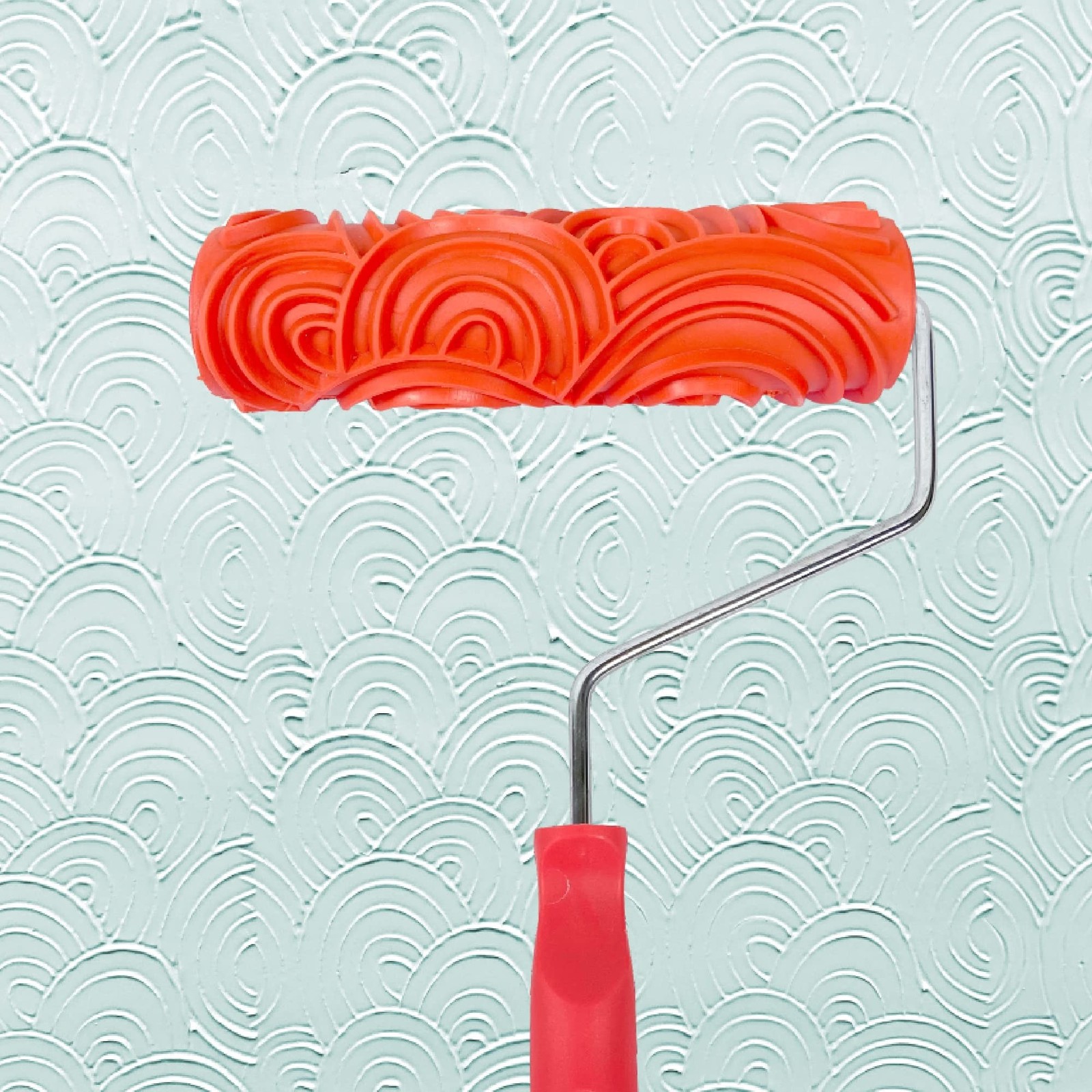 Hanroy 7” Patterned Paint Roller for Wall Decoration Classic Brick Embossing…
