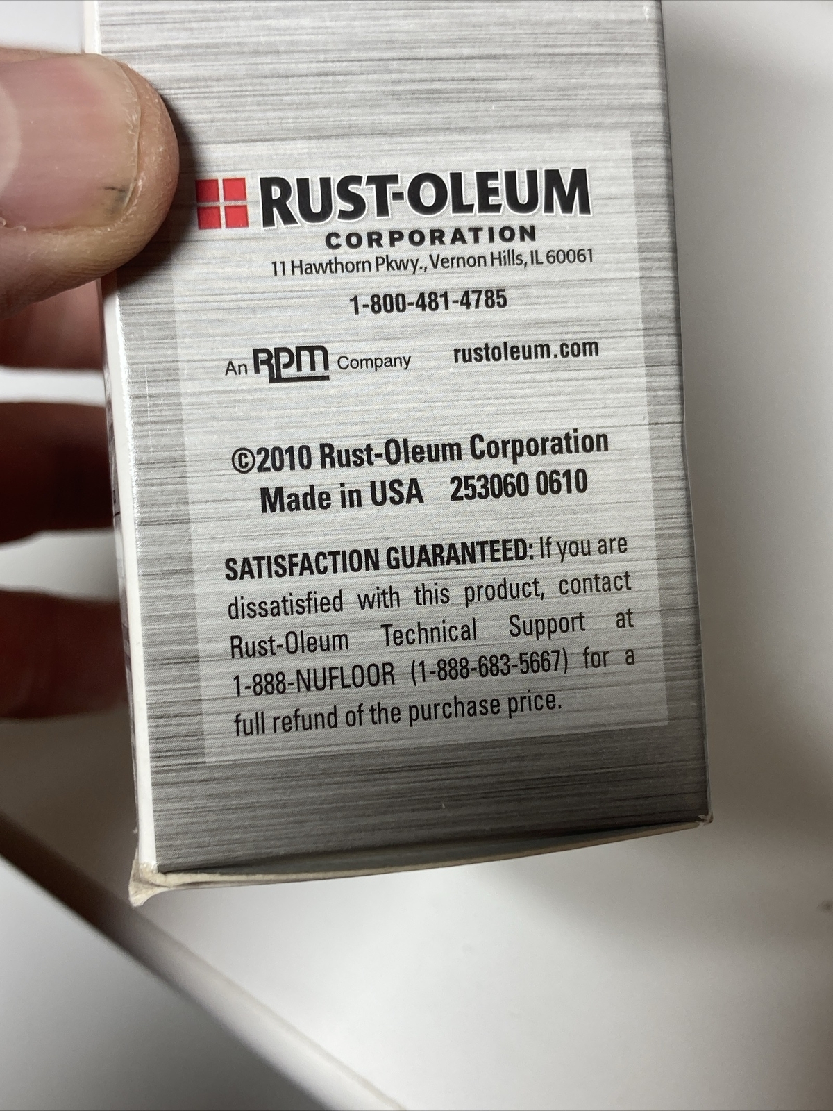 Rust-Oleum, Epoxy Shield, One LB, Concrete Floor Etch Brand New Old Stock