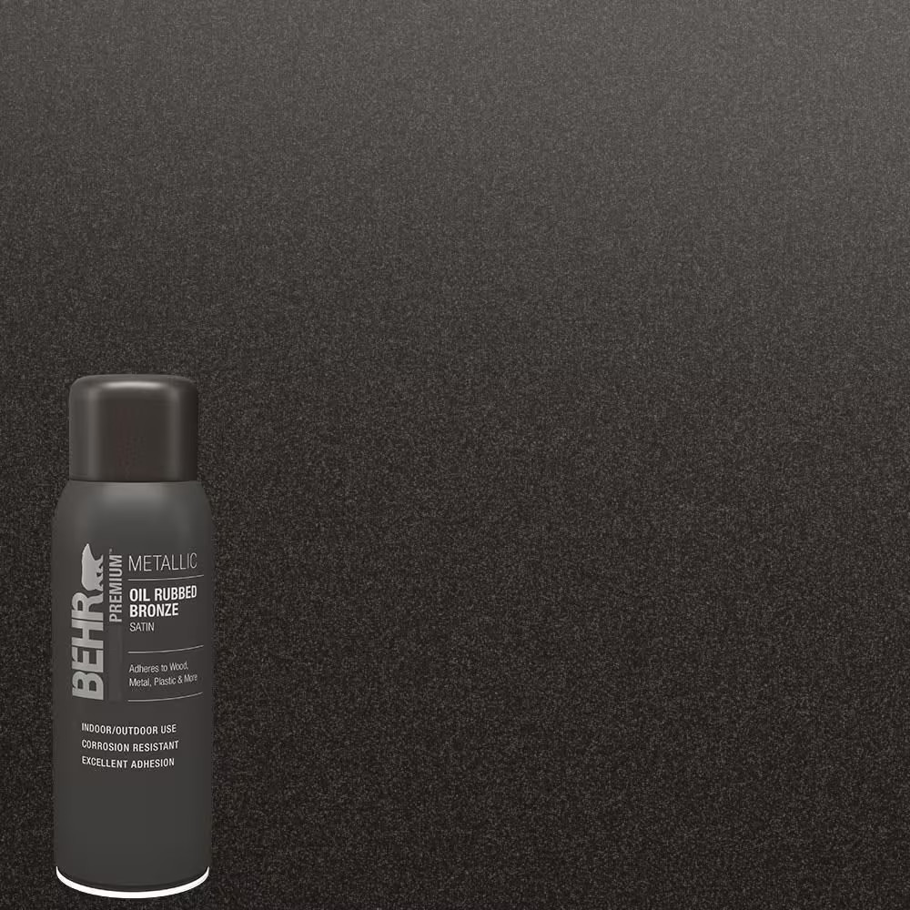 NEW 110z Oil Rubbed Bronze Satin Interior/Exterior Metallic Spray Paint Aerosol