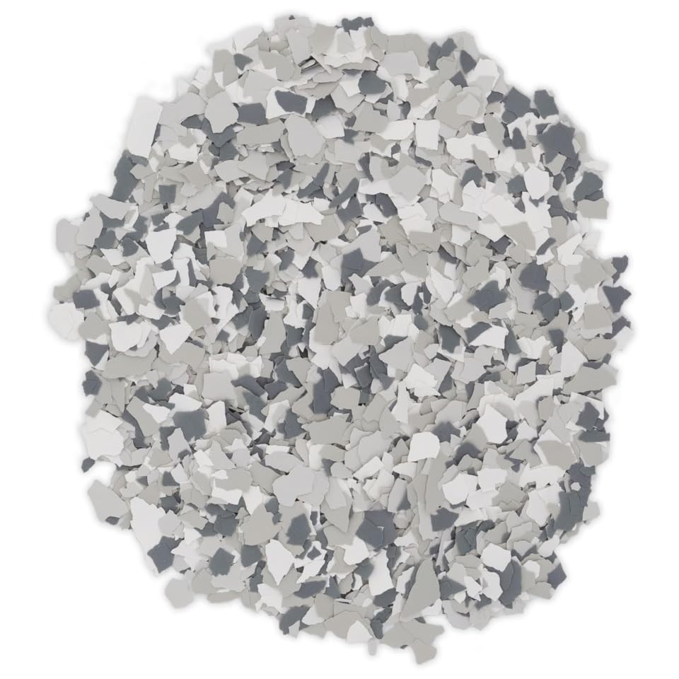 9 Kg / 20 Lb 1/4″ Epoxy Floor Flakes Decorative Color Chips for Garage