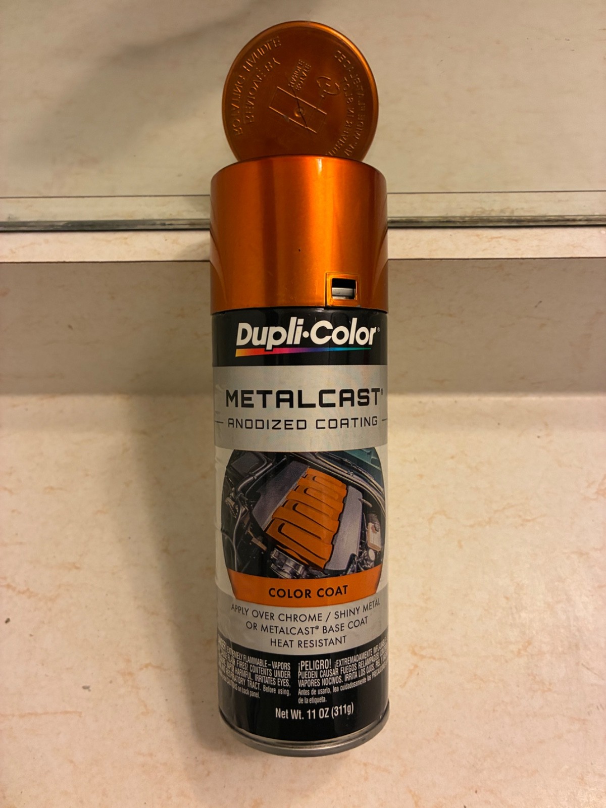 MC205 Metalcast Automotive Spray Paint – Orange Copper Anodized Coating – 11 …