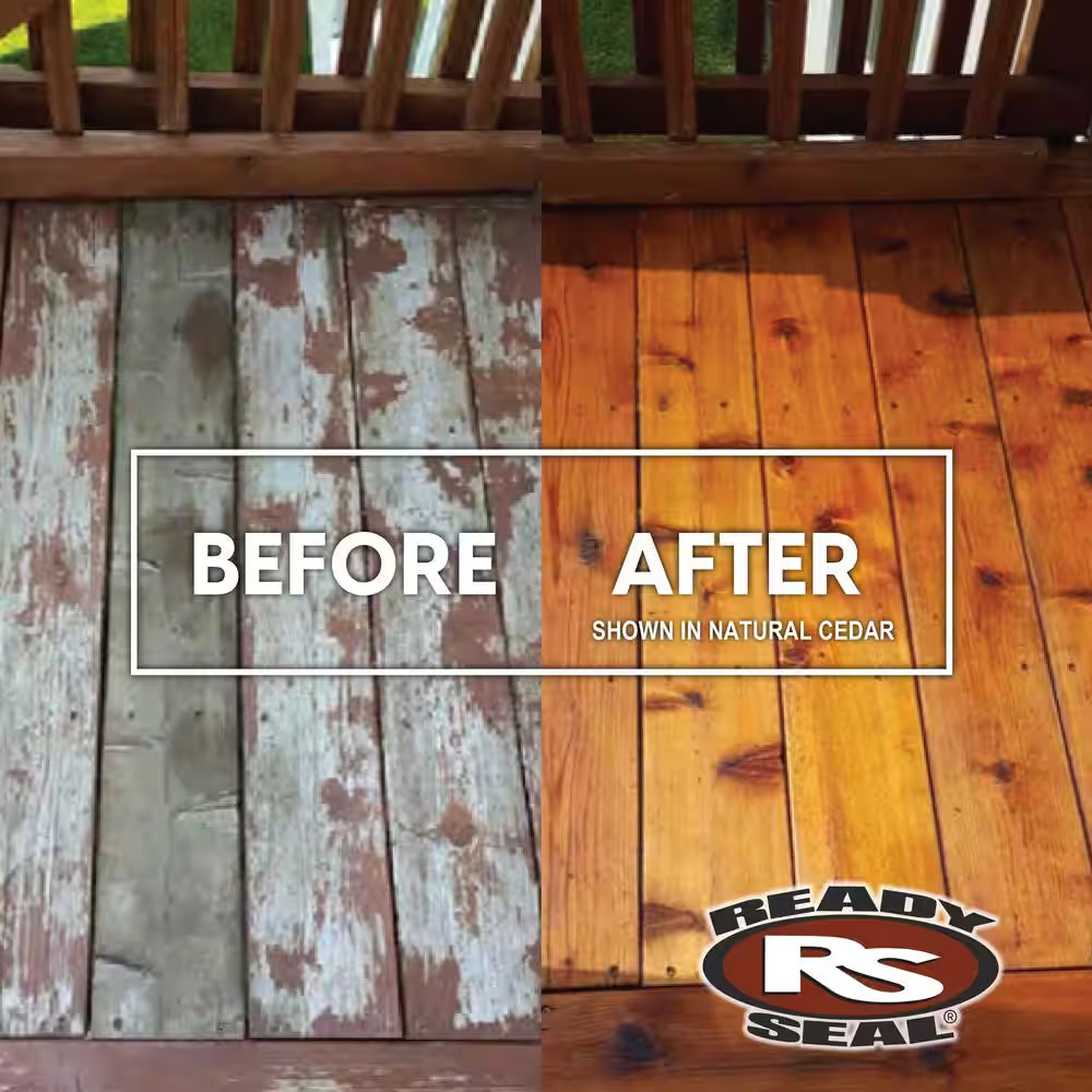 5 Gal. Dark Walnut/Flat Semi-Transparent Wood Deck Stain and Sealer