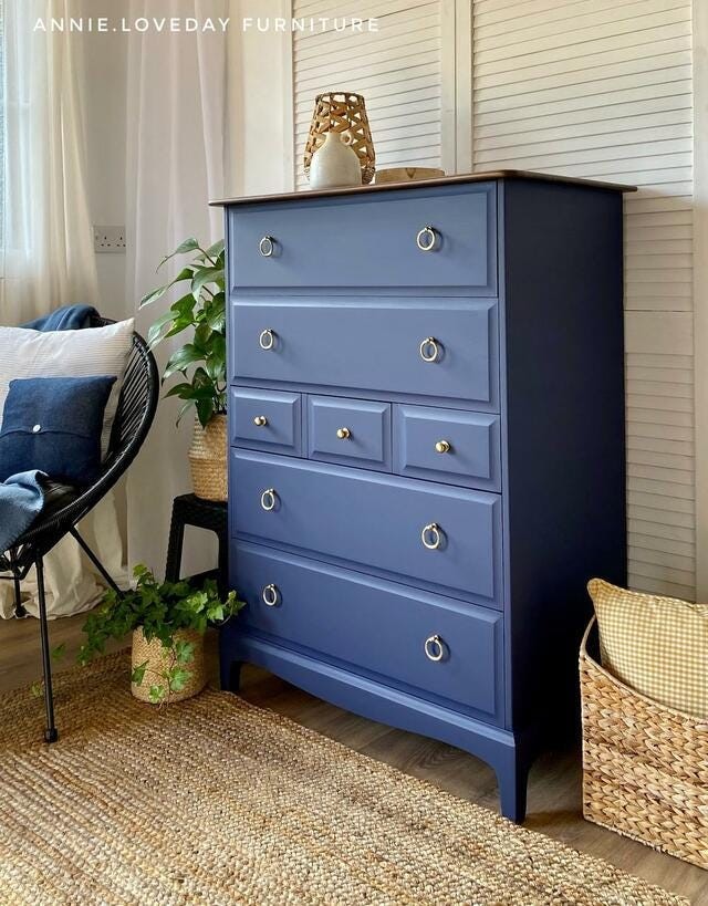 NAUTICAL | Dixie Belle Silk Paint | navy blue | Furniture Paint