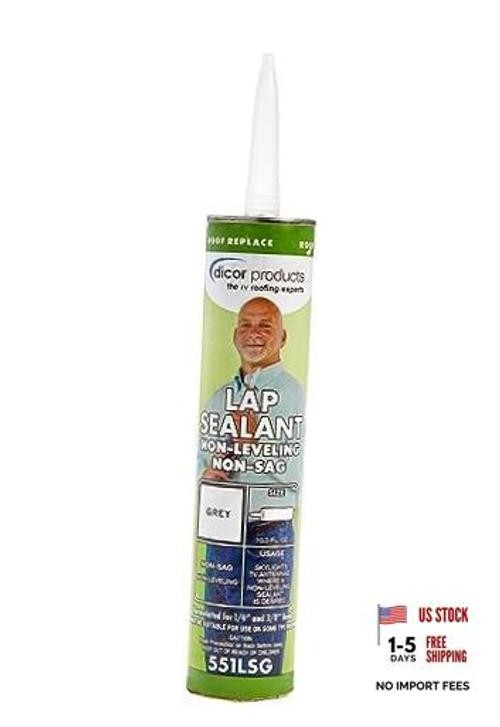 55LSG-HAPS-Free Non-Leveling Lap Sealant -0.3 Oz, Grey, Secure, Ideal for RV 1