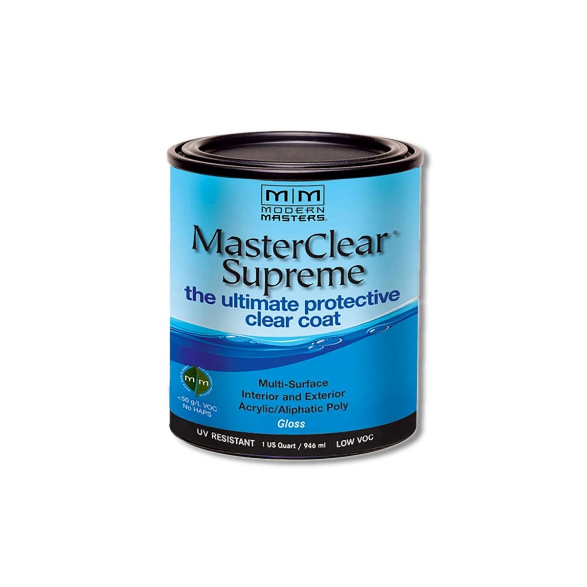 Modern Masters MasterClear Supreme Gloss Clear Water-Based 1 qt MCS90432