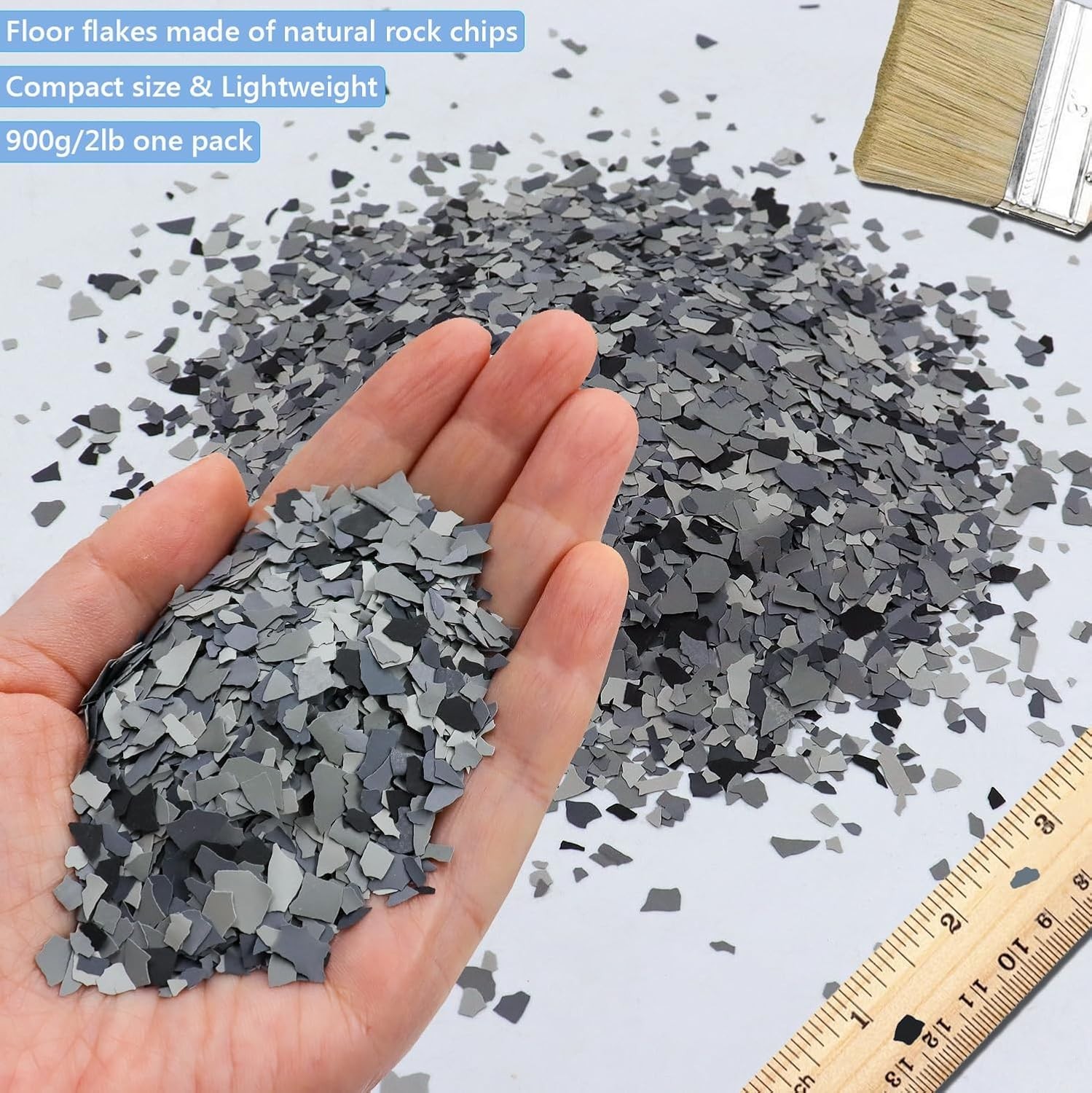 900G Decorative Epoxy Flakes – Waterproof Color Chips for Stylish Floors & Walls