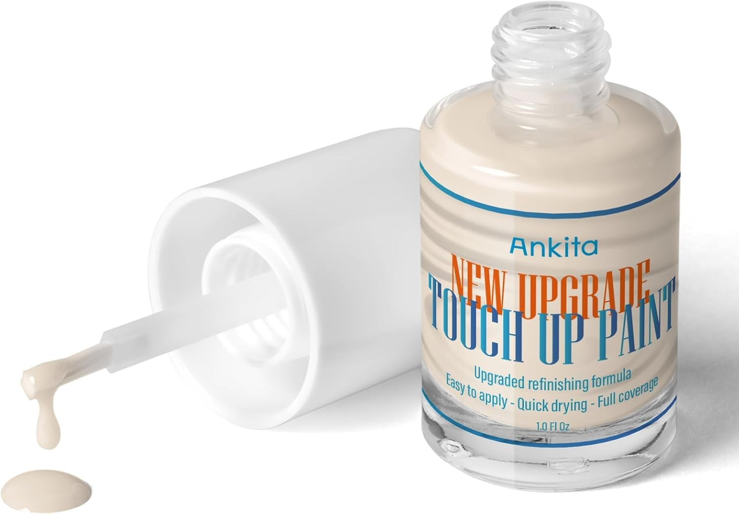Porcelain Sink Touch up Paint, High-Gloss Porcelain Repair Kit White & Appliance