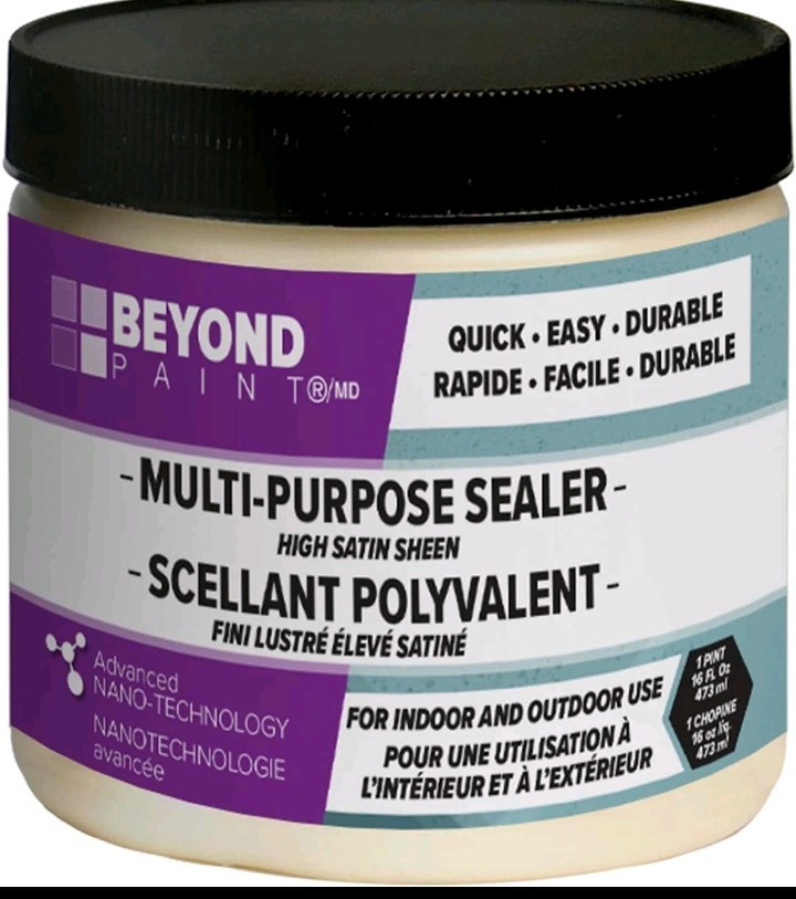 Beyond Paint Satin Clear Water-Based Multipurpose Sealer Exterior & Interior 1pt