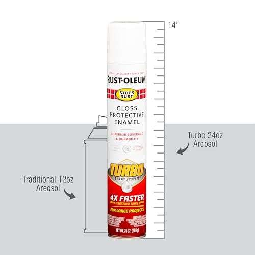 Rust Oleum Stops Rust Turbo Spray Paint 24 Oz Pack Of 6 Gloss Finish Durable …