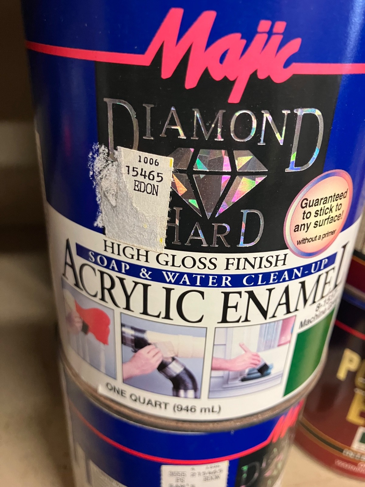 Majic Diamond Hard Acrylic Enamel High Gloss 8-1517-2 MachineGreen 1 quart