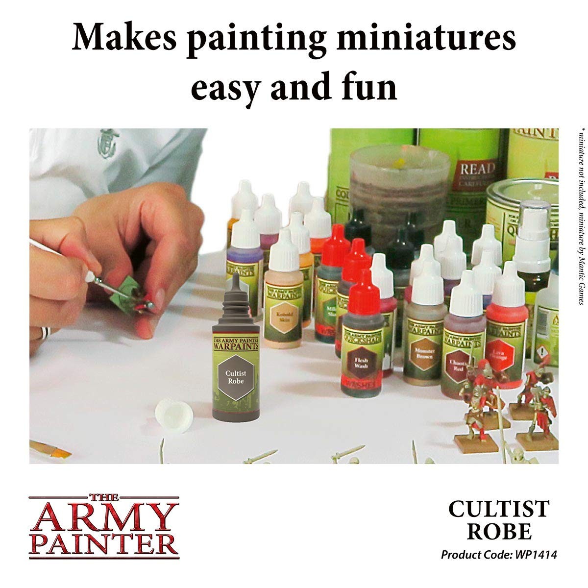 Cultist Robe Warpaint – Acrylic Non-Heavily Pigmented Water Based Paint for T…