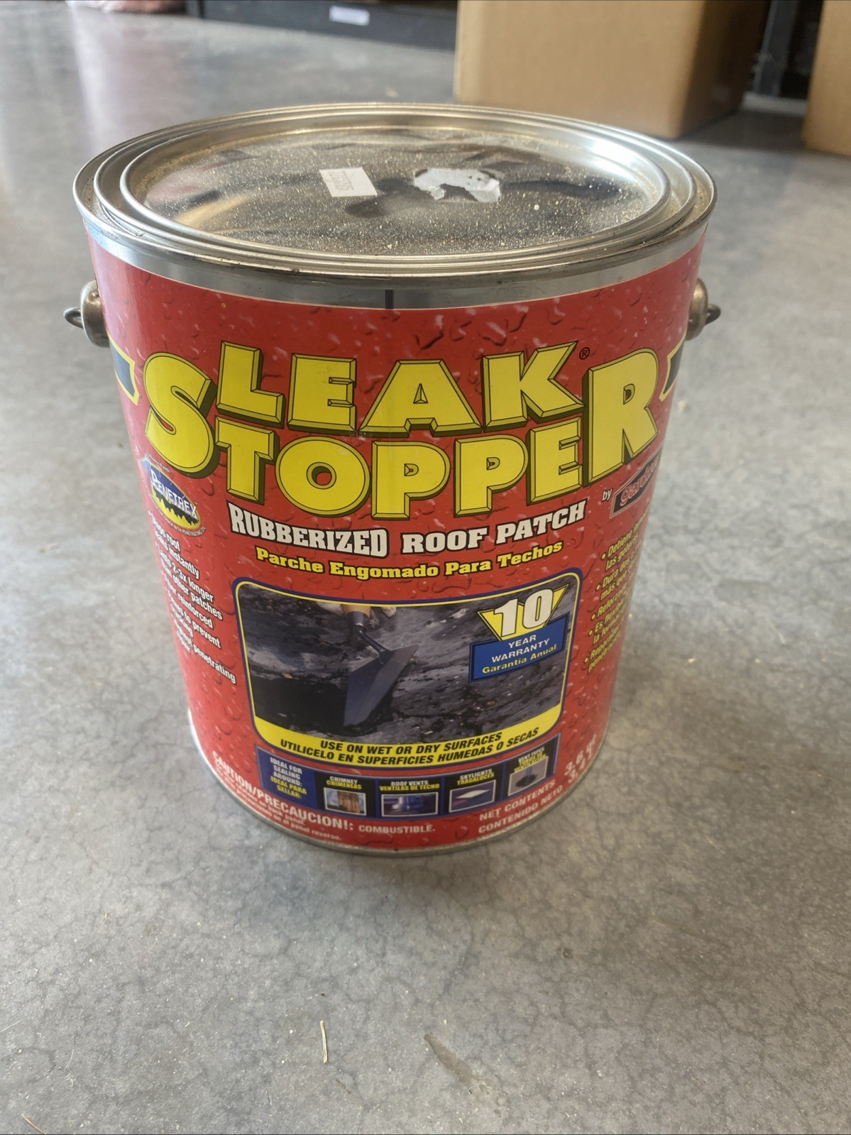 Garner-Gibson Leak Stopper Rubberized Roof Patch by Black Jack, 3.6 qt (0311-GA)