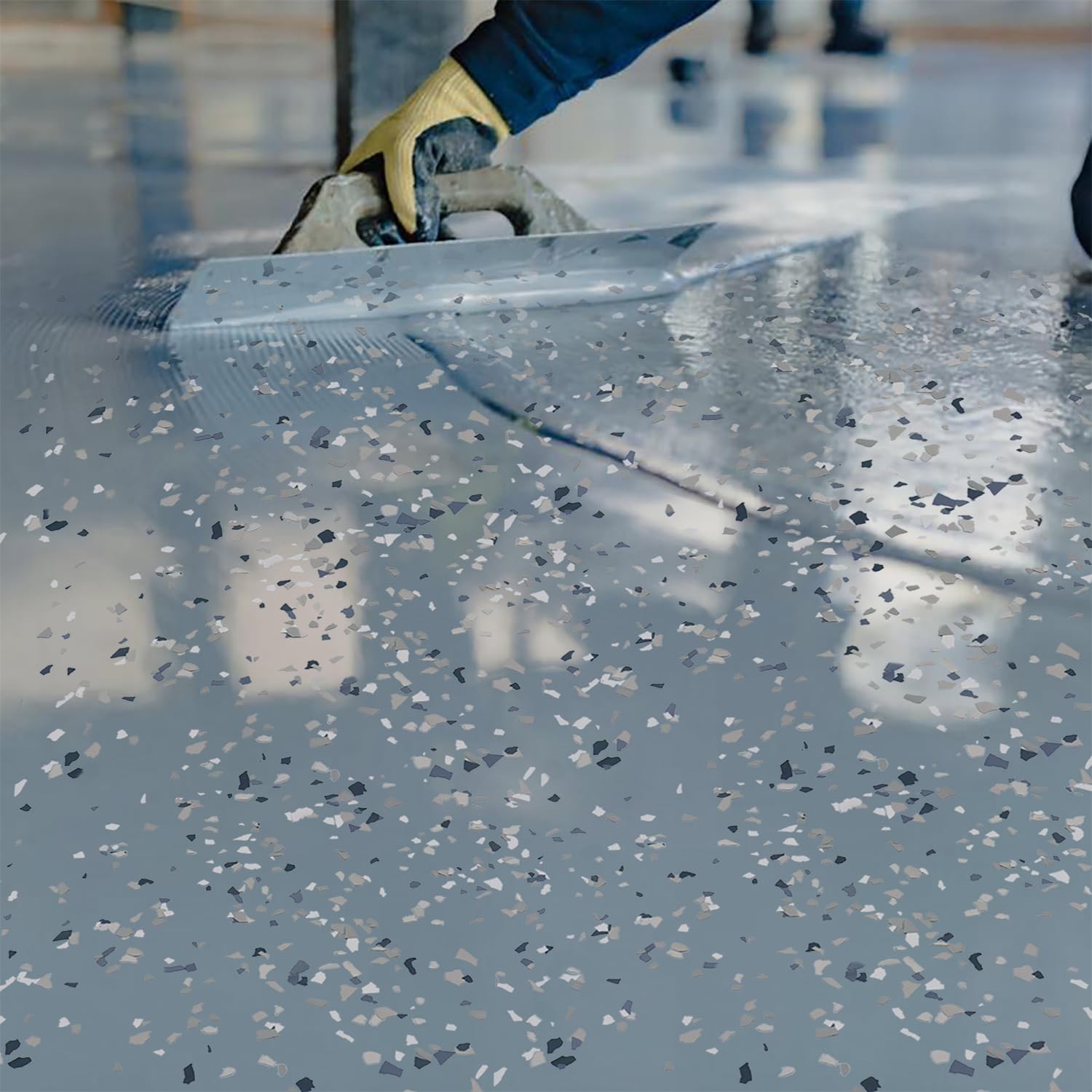 Decorative Epoxy Floor Flakes for Garage, Interior & Exterior House Coating