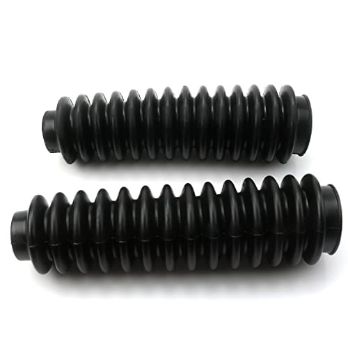 Front Shock Fork Boots For Honda ATC 250SX 250 SX 1985-1987, Black