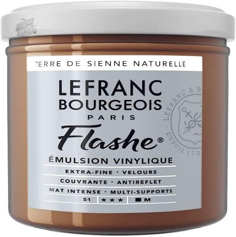 Vinyl Color Lefranc Bourgeois Flashe 125ml Terra Siena Natural Matte Paint